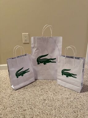 Lacoste 3 Shopping Bags